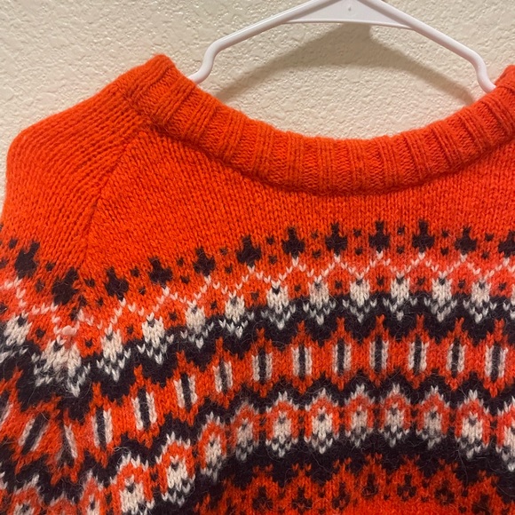 VINTAGE Women's LOGG by H&M Red Knit Sweater - Picture 3 of 7